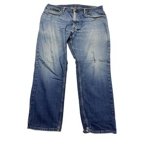 Levis 559 Jeans Mens‎ 36x27 Blue Medium Wash Relaxed Straight Denim Faded